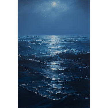Night Ocean Canvas